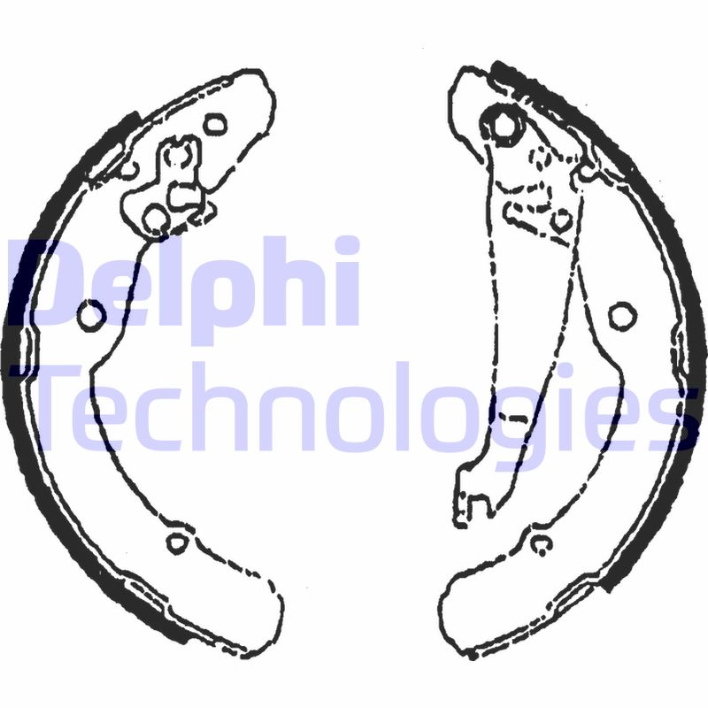 Set saboti frana LS1784 DELPHI