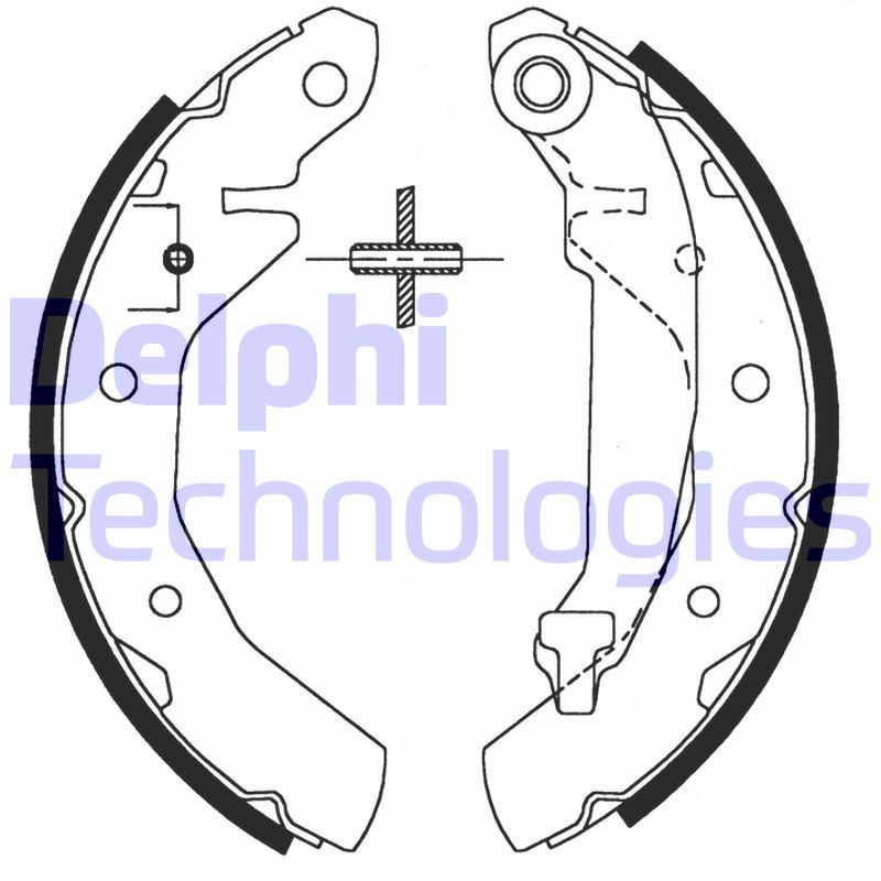 Set saboti frana LS1821 DELPHI