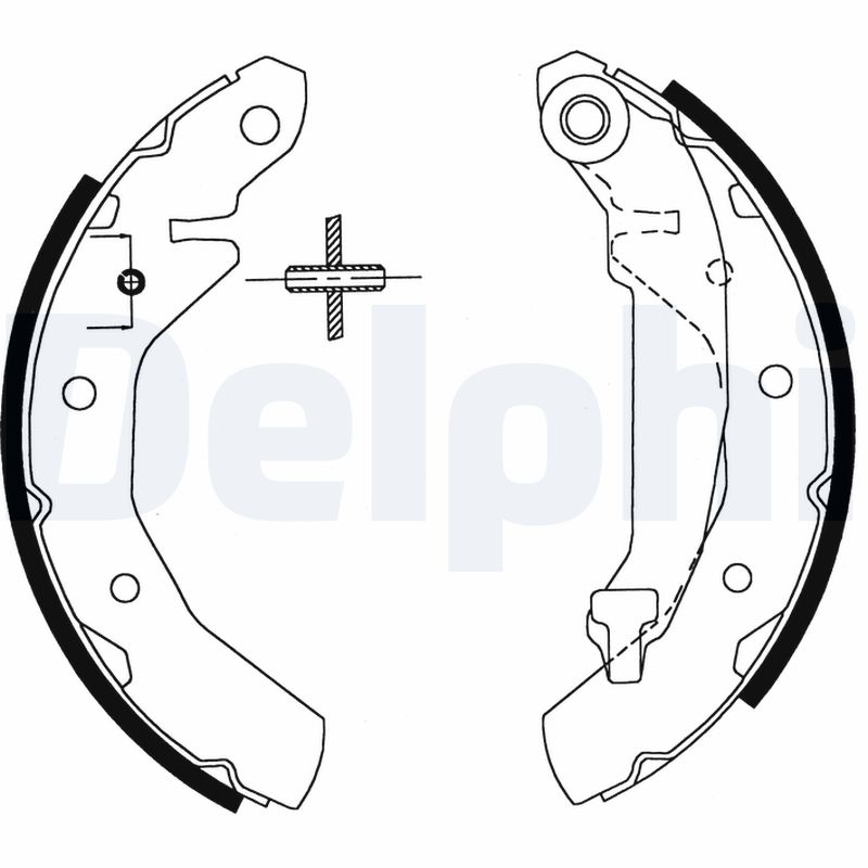Set saboti frana LS1822 DELPHI
