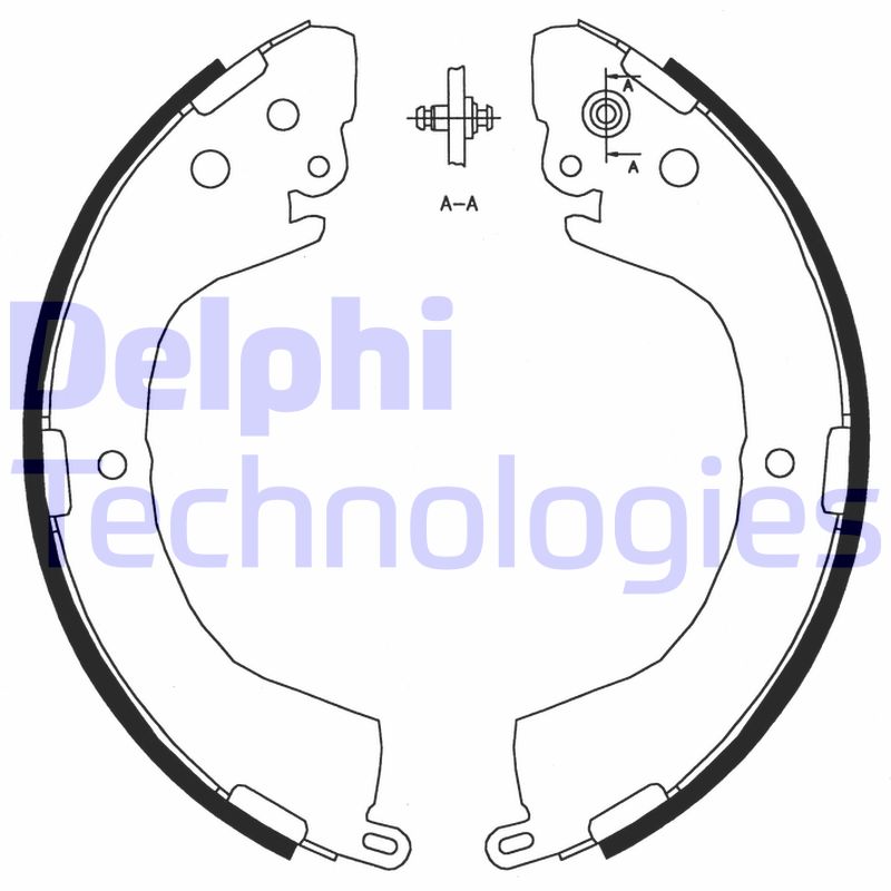 Set saboti frana LS1826 DELPHI