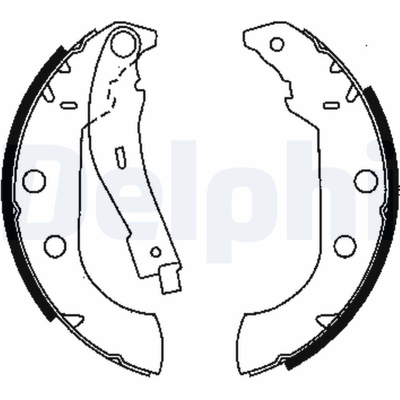 Set saboti frana LS1833 DELPHI