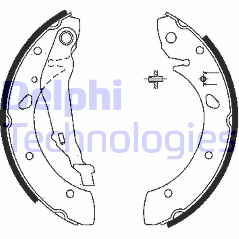 Set saboti frana LS1843 DELPHI