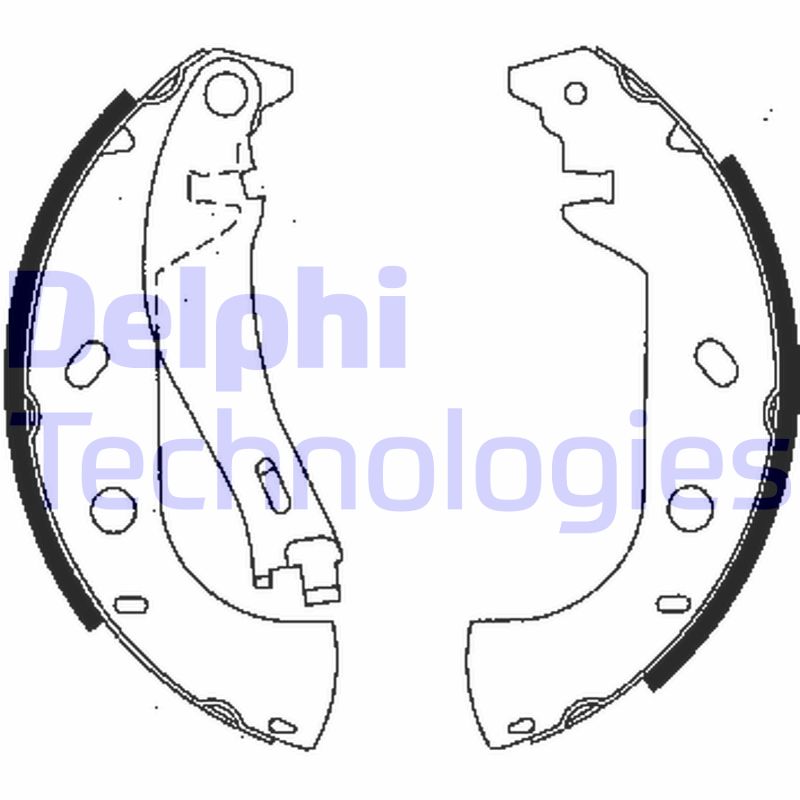 Set saboti frana LS1847 DELPHI