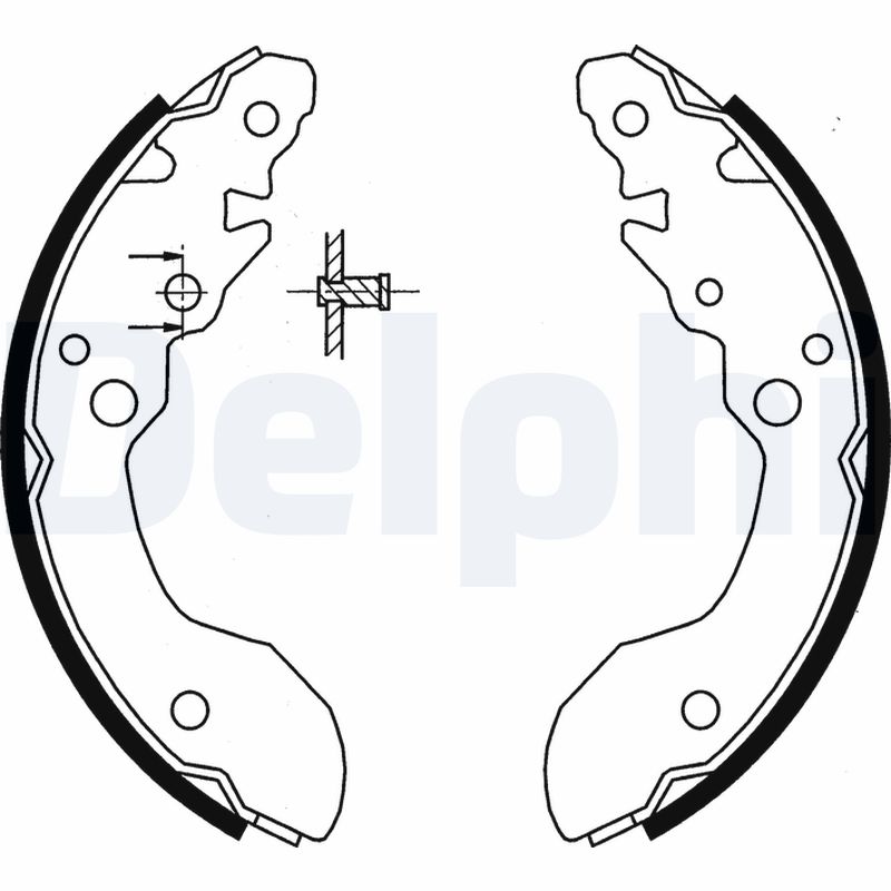 Set saboti frana LS1856 DELPHI