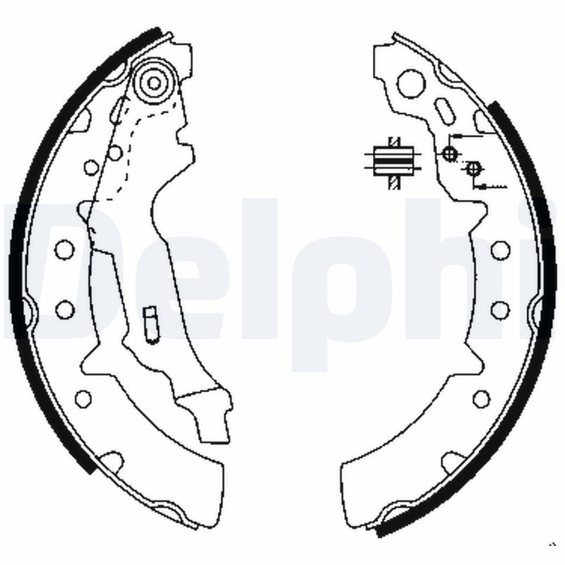 Set saboti frana LS1903 DELPHI