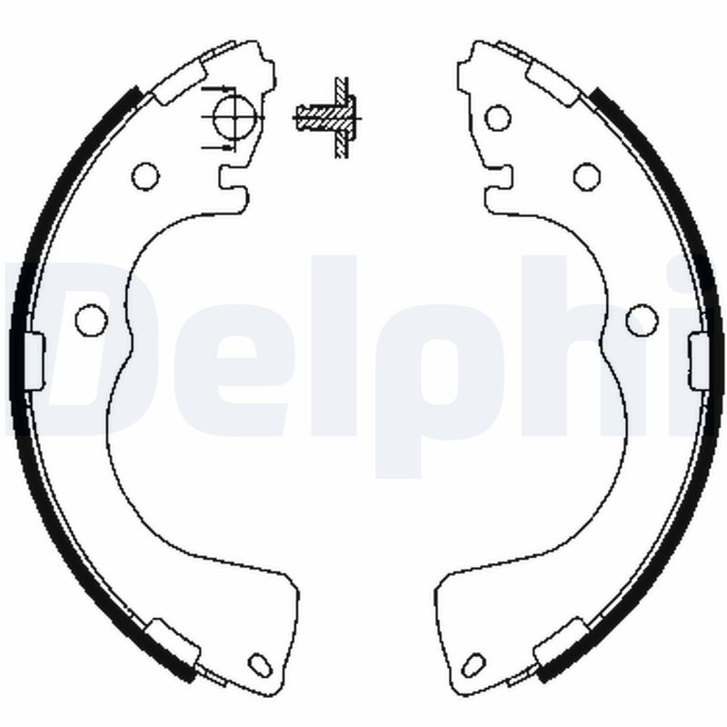 Set saboti frana LS1904 DELPHI