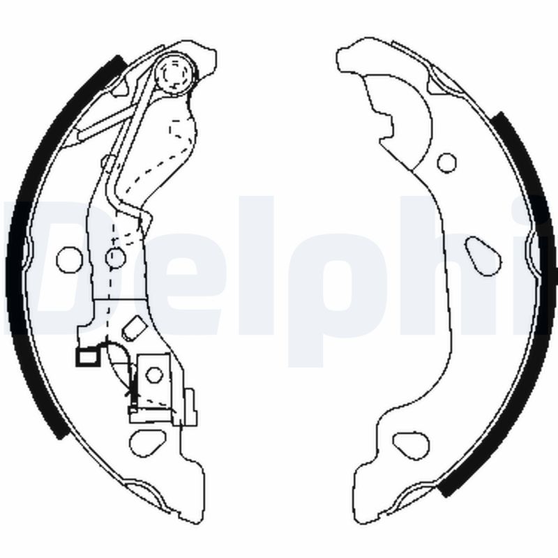 Set saboti frana LS1908 DELPHI