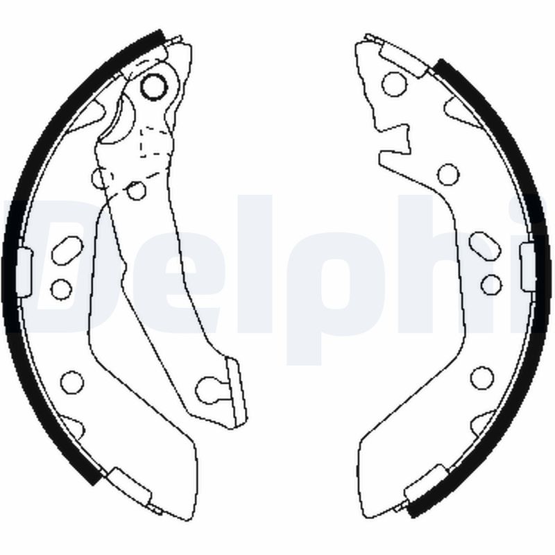 Set saboti frana LS1909 DELPHI