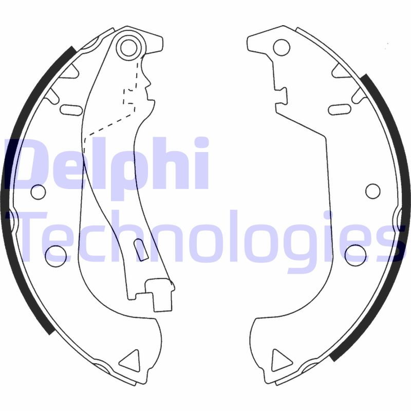 Set saboti frana LS1916 DELPHI