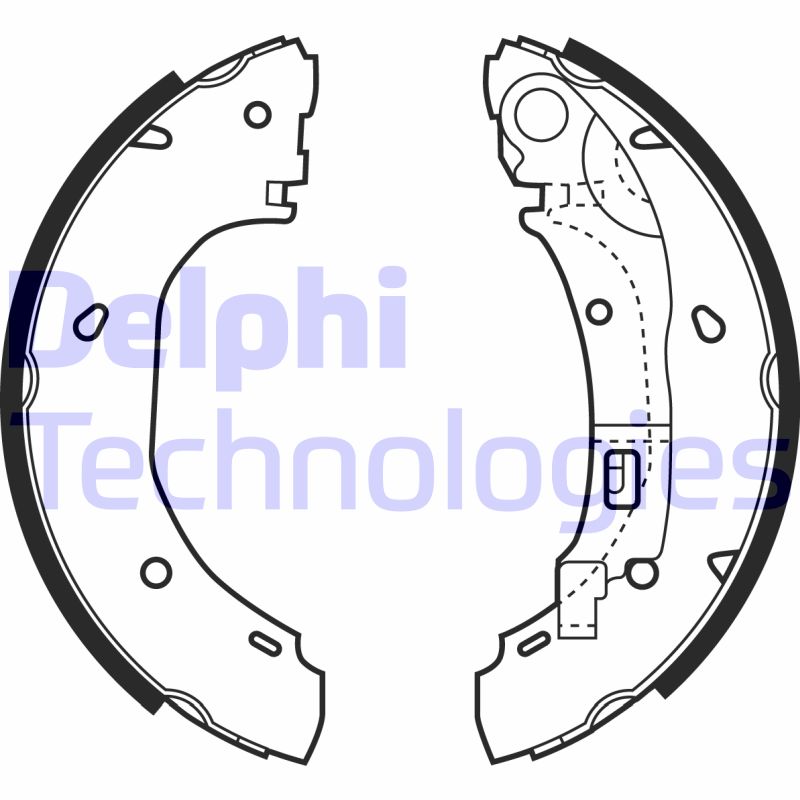 Set saboti frana LS1925 DELPHI