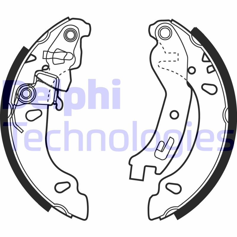 Set saboti frana LS1970 DELPHI