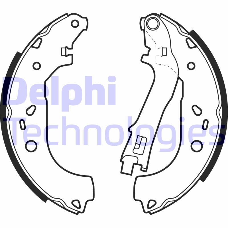 Set saboti frana LS1979 DELPHI