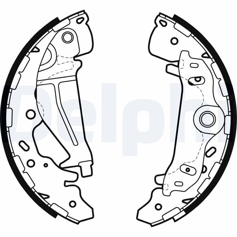 Set saboti frana LS1987 DELPHI