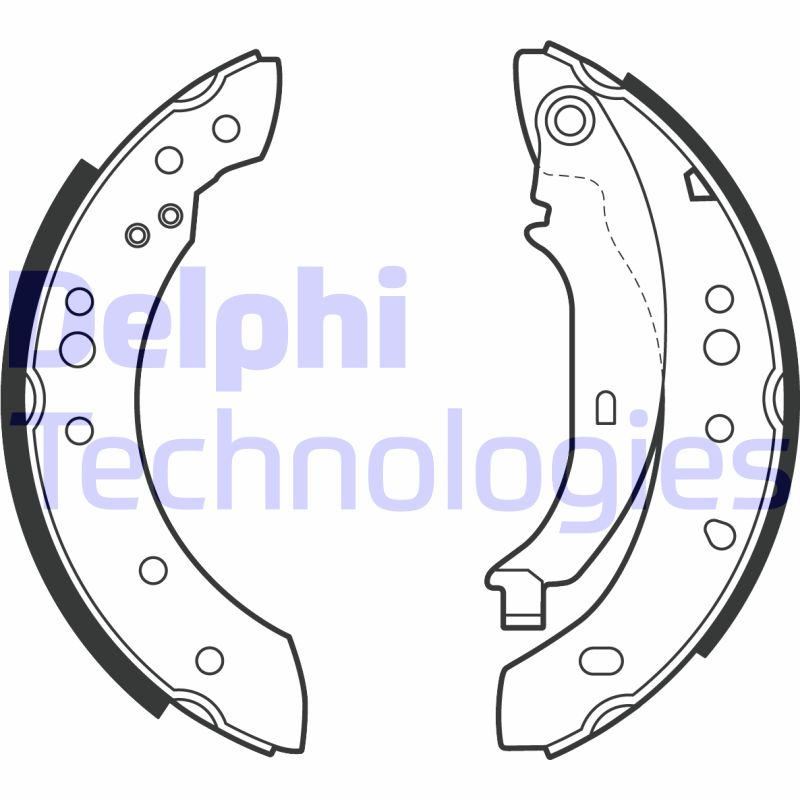 Set saboti frana LS2002 DELPHI