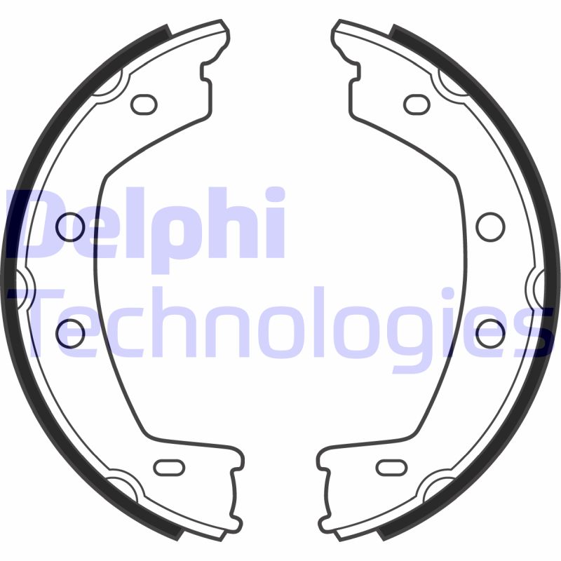 Set saboti frana, frana de mana LS2030 DELPHI