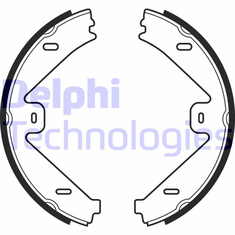 Set saboti frana, frana de mana LS2036 DELPHI