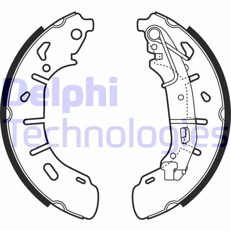 Set saboti frana LS2050 DELPHI