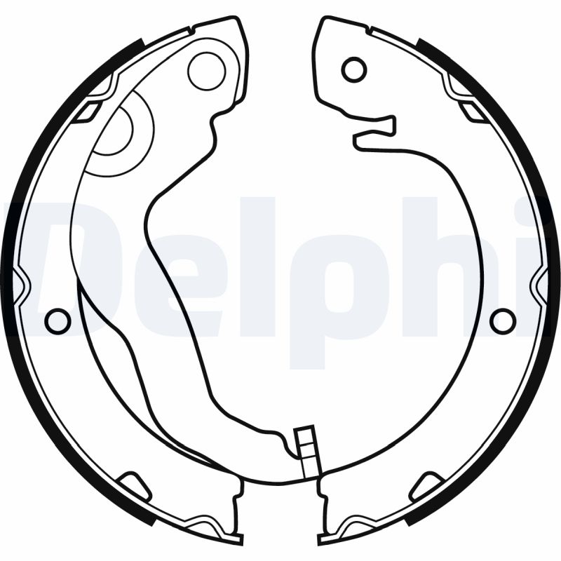 Set saboti frana, frana de mana LS2051 DELPHI