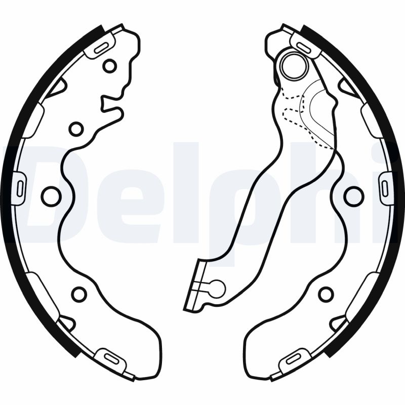 Set saboti frana LS2072 DELPHI