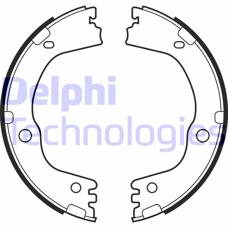 Set saboti frana, frana de mana LS2081 DELPHI