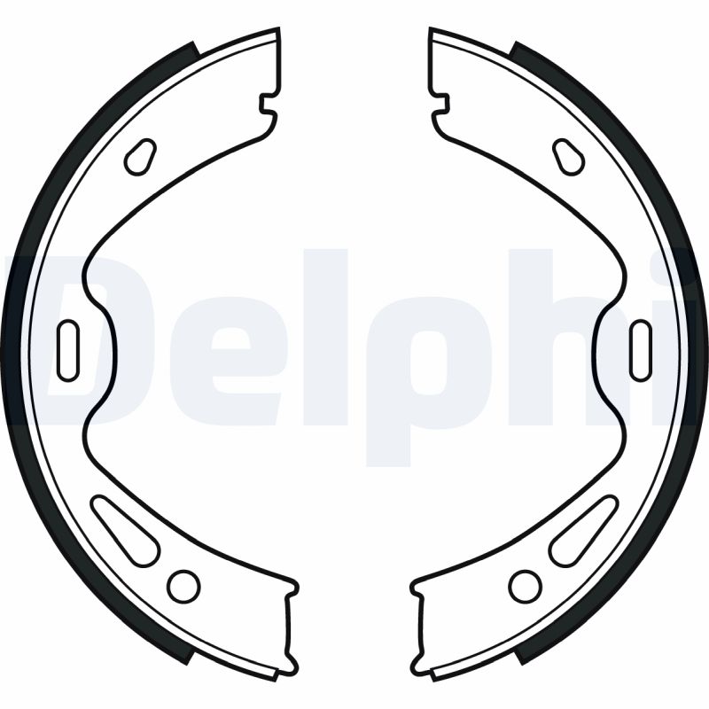 Set saboti frana, frana de mana LS2091 DELPHI