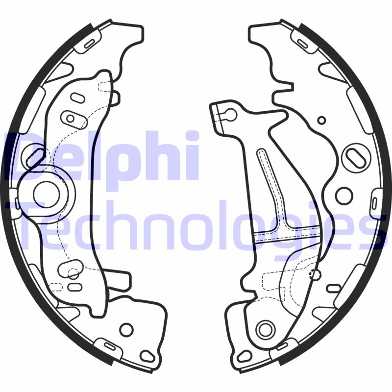 Set saboti frana LS2138 DELPHI