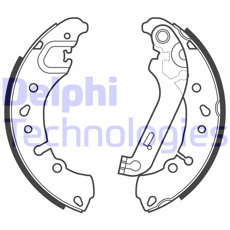 Set saboti frana LS2151 DELPHI