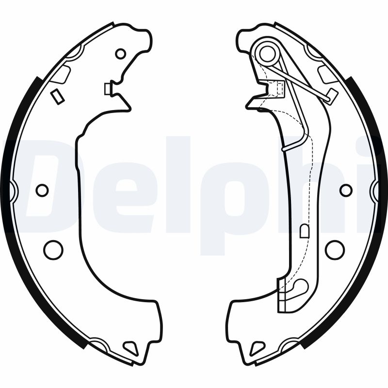 Set saboti frana LS2157 DELPHI
