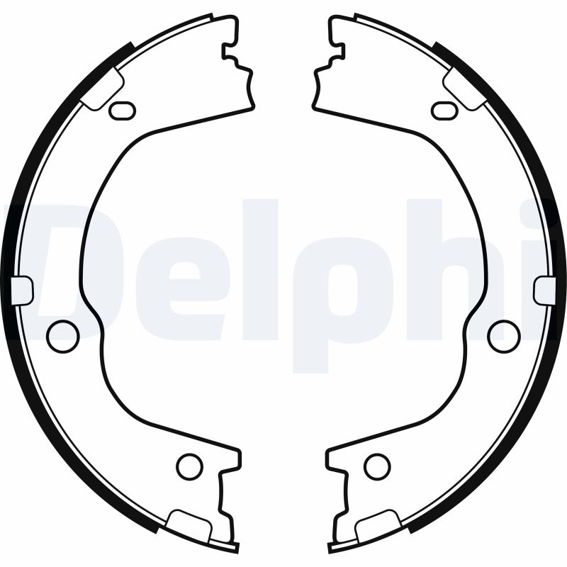 Set saboti frana, frana de mana LS2159 DELPHI