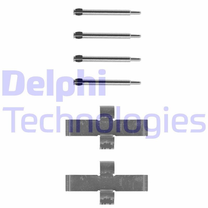 Set accesorii, placute frana LX0013 DELPHI