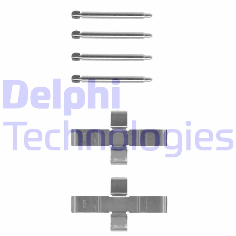 Set accesorii, placute frana LX0047 DELPHI