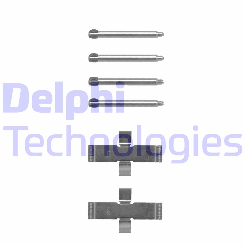 Set accesorii, placute frana LX0093 DELPHI