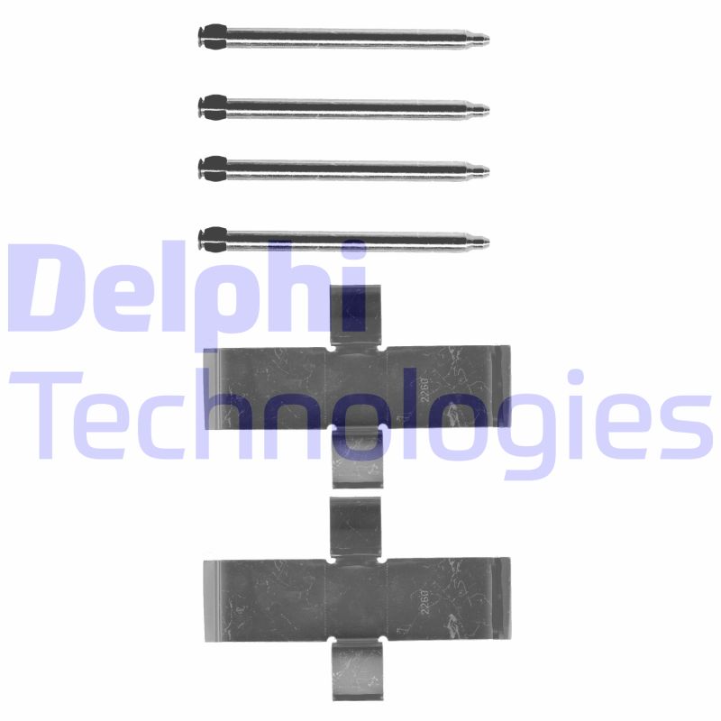 Set accesorii, placute frana LX0107 DELPHI