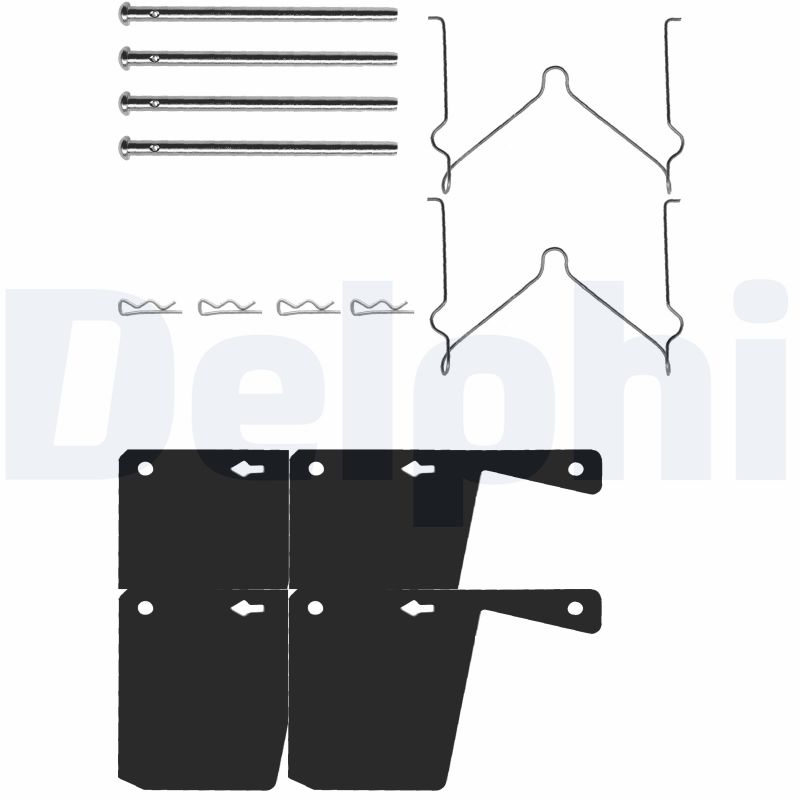 Set accesorii, placute frana LX0111 DELPHI