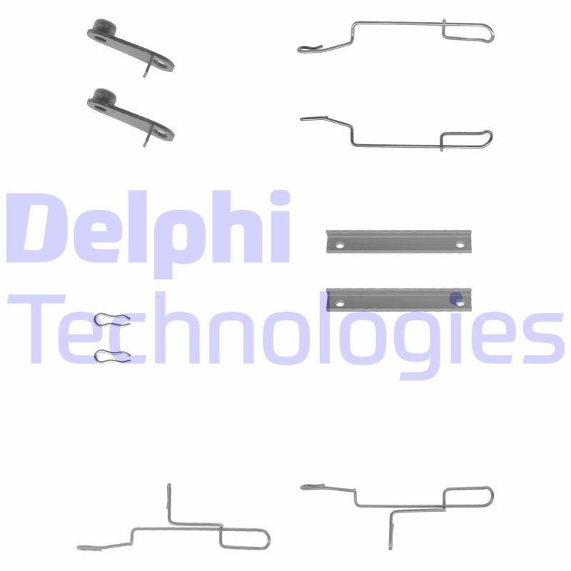 Set accesorii, placute frana LX0168 DELPHI