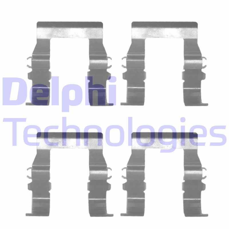 Set accesorii, placute frana LX0171 DELPHI