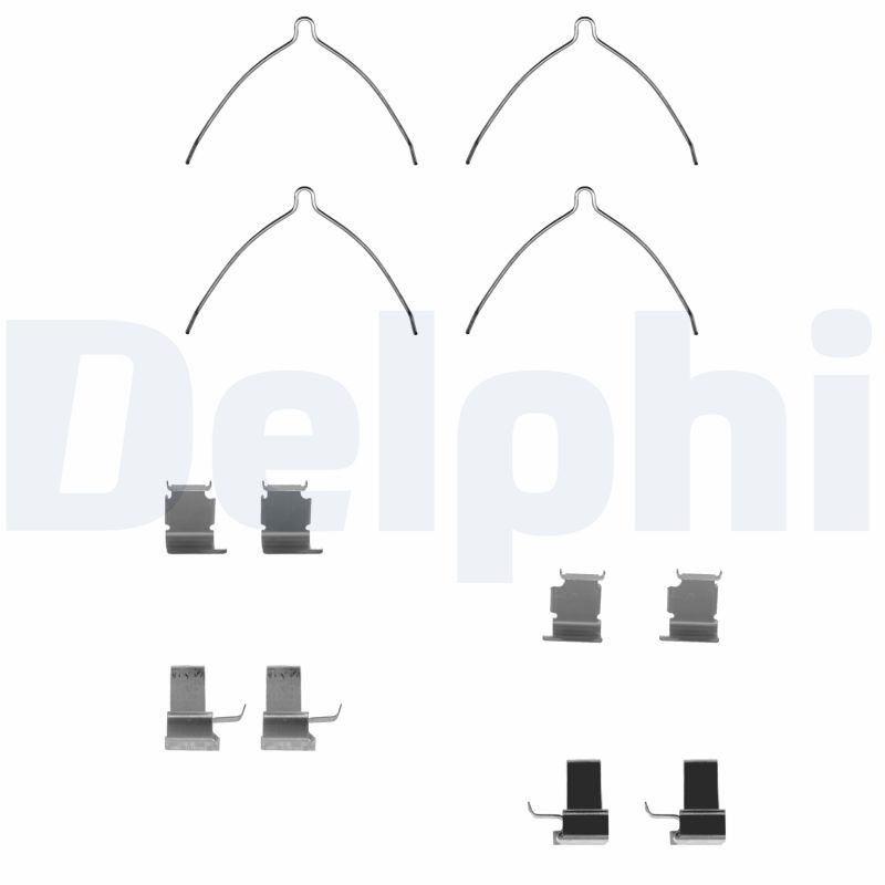 Set accesorii, placute frana LX0258 DELPHI