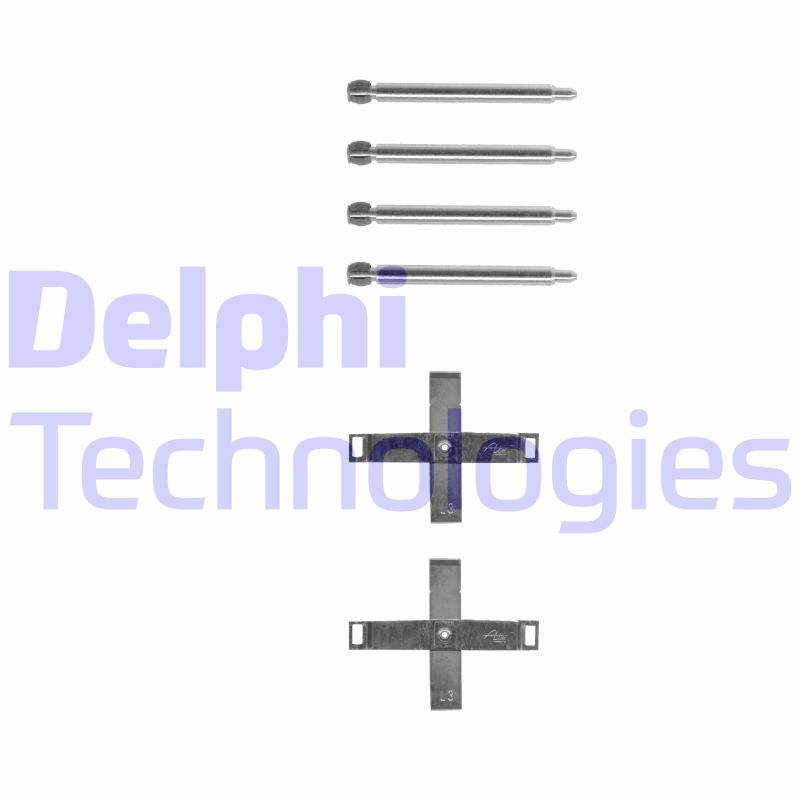 Set accesorii, placute frana LX0268 DELPHI