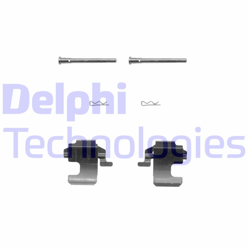 Set accesorii, placute frana LX0270 DELPHI