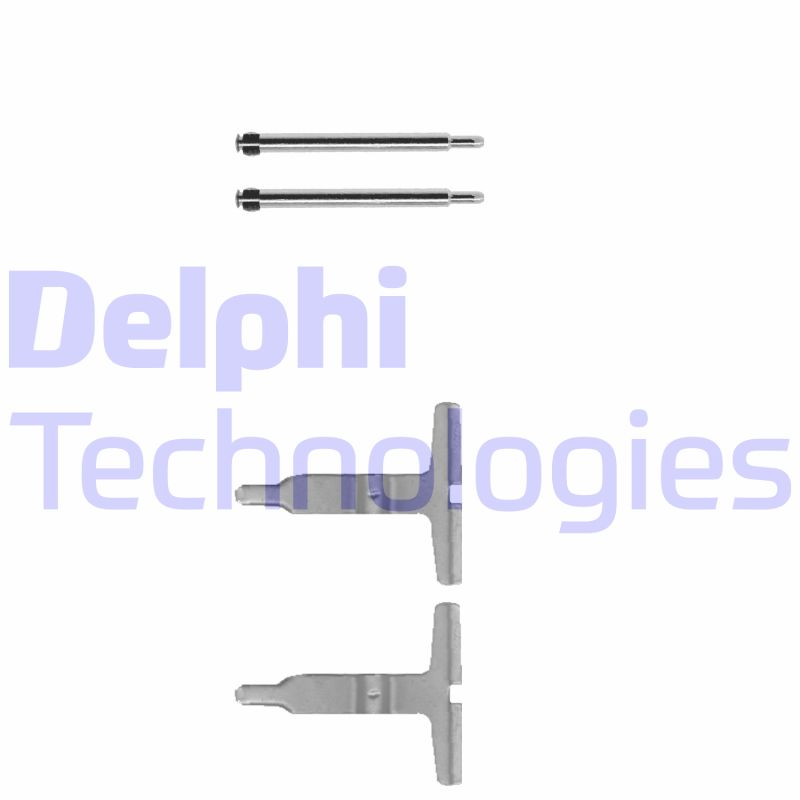 Set accesorii, placute frana LX0312 DELPHI