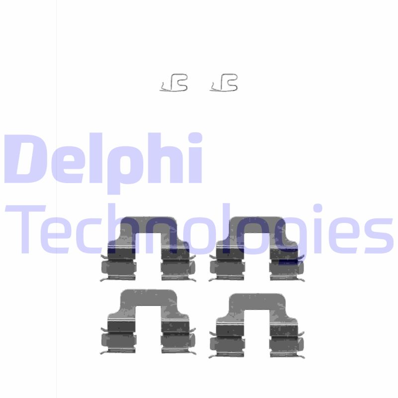 Set accesorii, placute frana LX0342 DELPHI