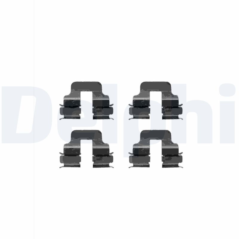 Set accesorii, placute frana LX0344 DELPHI