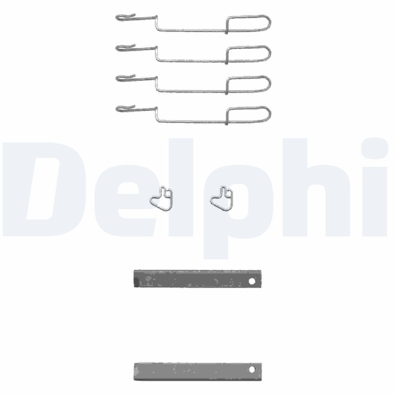 Set accesorii, placute frana LX0347 DELPHI