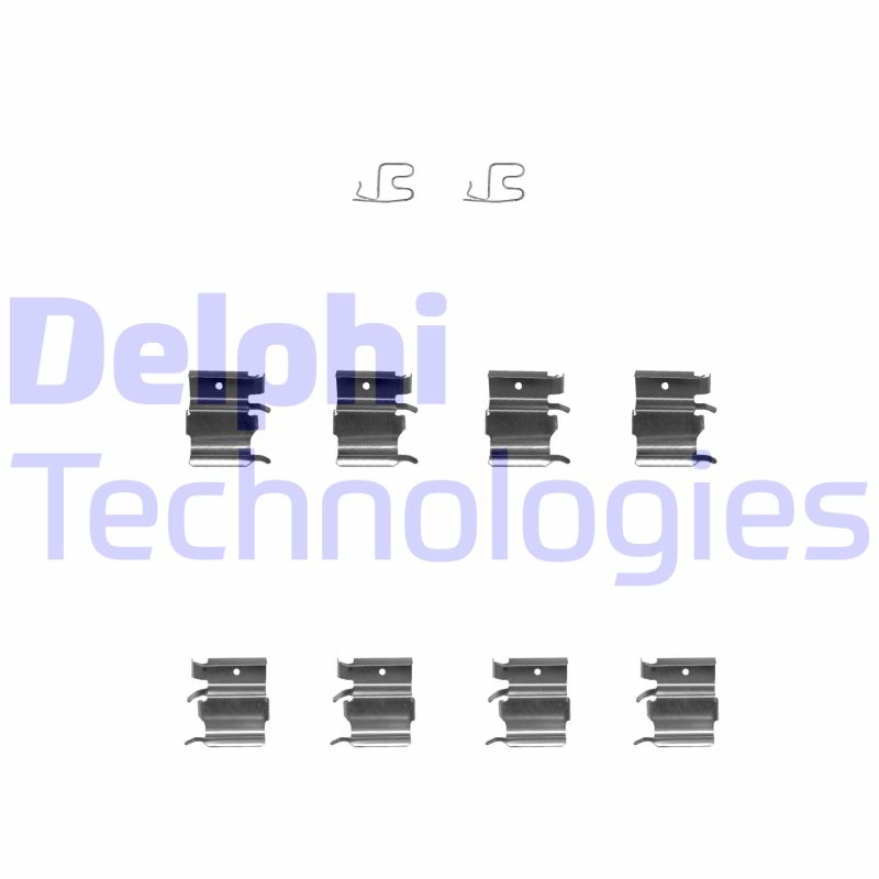 Set accesorii, placute frana LX0366 DELPHI