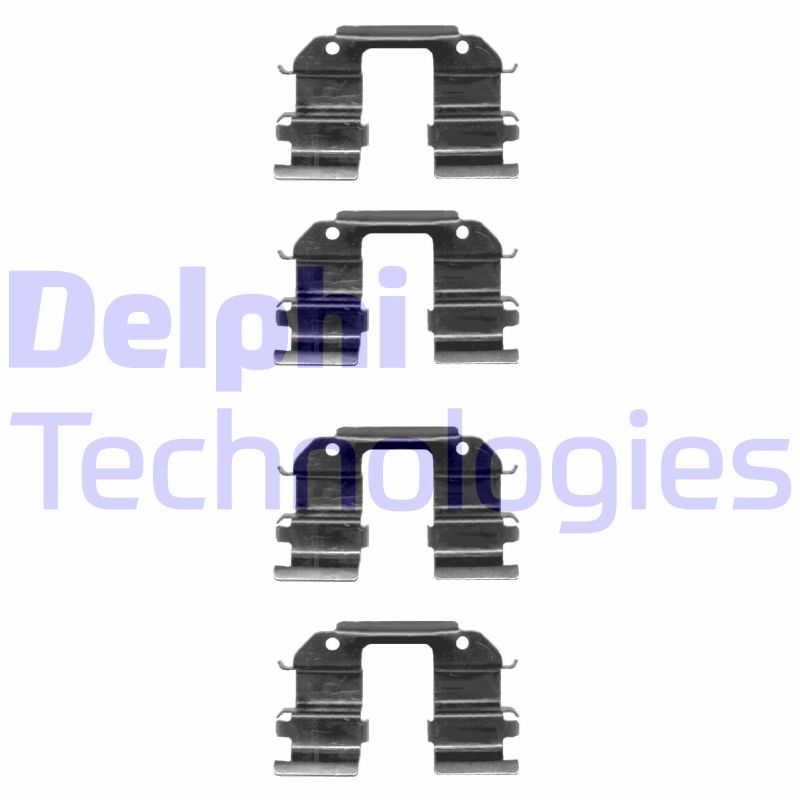 Set accesorii, placute frana LX0372 DELPHI