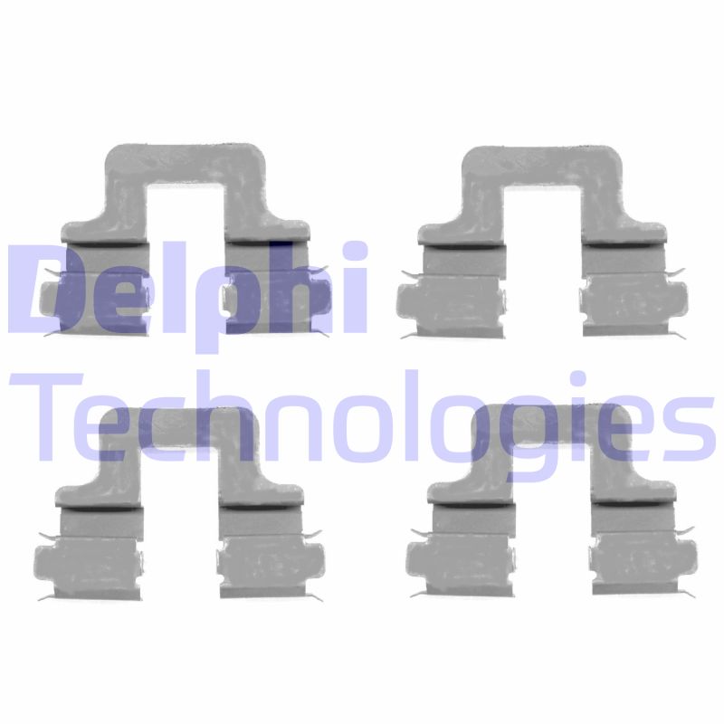 Set accesorii, placute frana LX0379 DELPHI