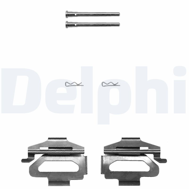 Set accesorii, placute frana LX0380 DELPHI