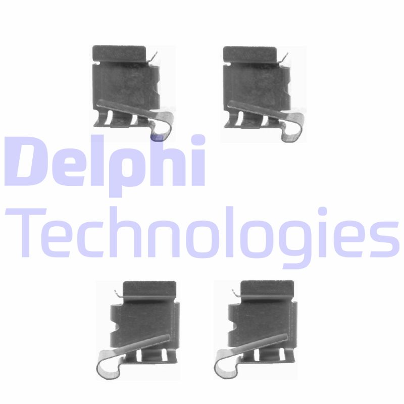 Set accesorii, placute frana LX0390 DELPHI