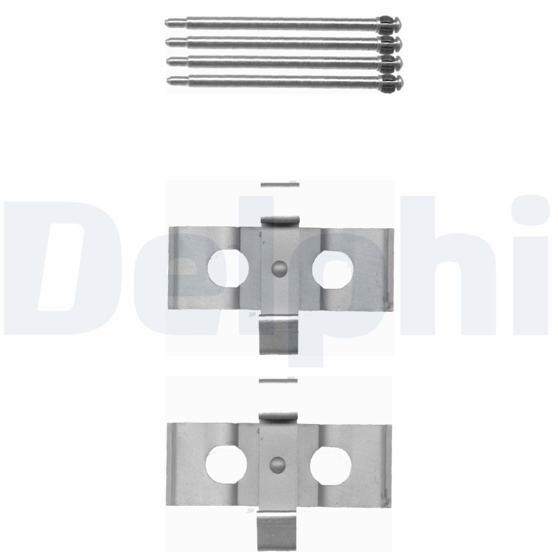 Set accesorii, placute frana LX0393 DELPHI