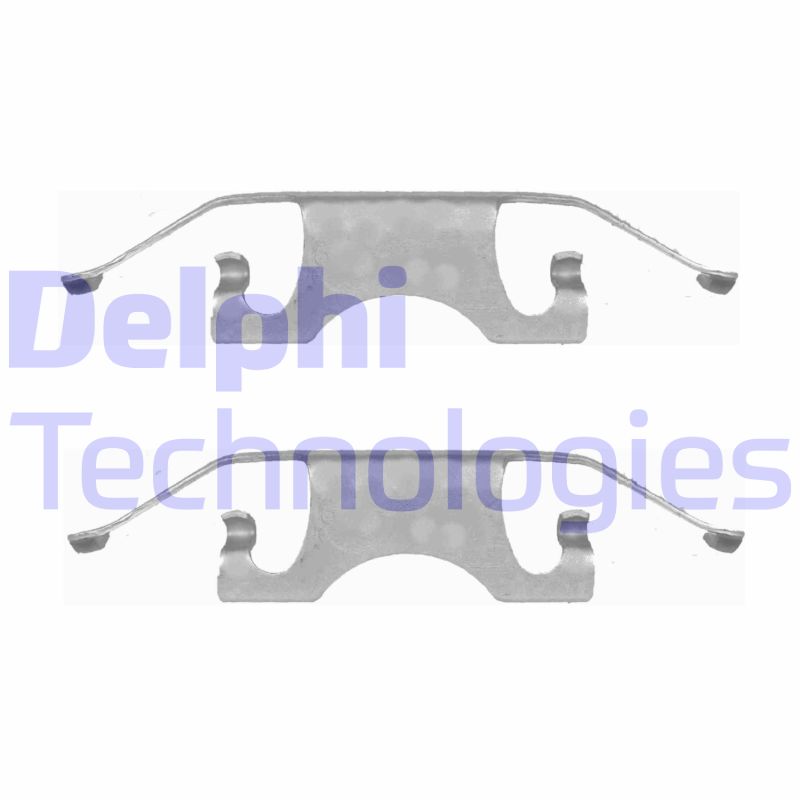 Set accesorii, placute frana LX0396 DELPHI